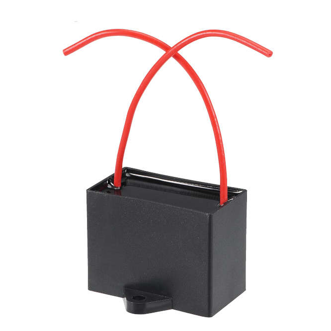 CAPACITOR C/FAN MOTOR 4.75uF 450VAC 2 WIRE LEAD CBB61B-4.75UF-450VAC