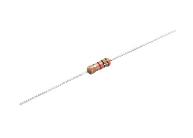 RESISTOR 1/4W RND C/F 5% 2K7 - MPQ=10  CF25-2K7-J-BP *DBK*