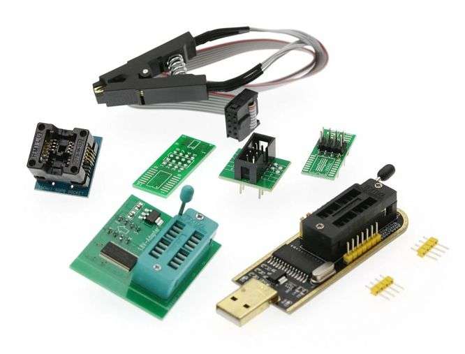 TEST CLIP FOR EEPROM WITH EEPROM FLASH USB PROGRAMMER  210374