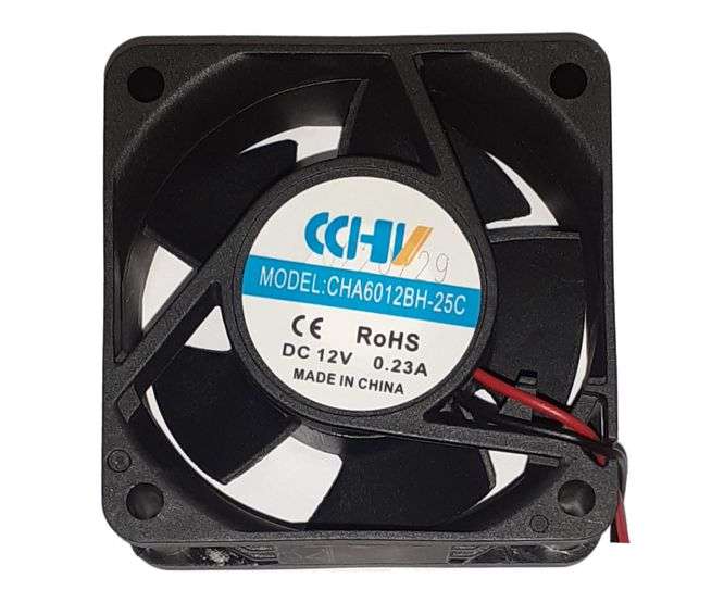 AXIAL COOLING FAN BALL 12V 0.23A 60sqx25  CHA6012BH-25C
