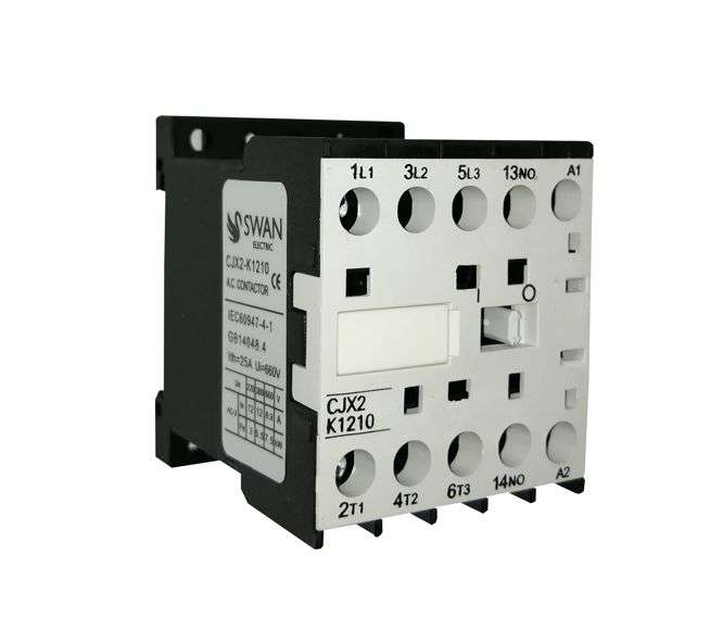 CONTACTOR 12A 1N/O WITH 230VAC COIL  CJX2-K1210-230V