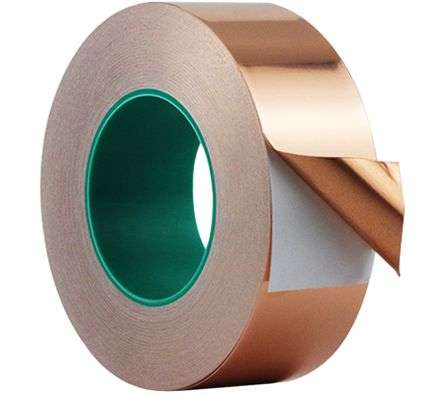 20mm ADHESIVE COPPER FOIL TAPE ROLL=25M   200632