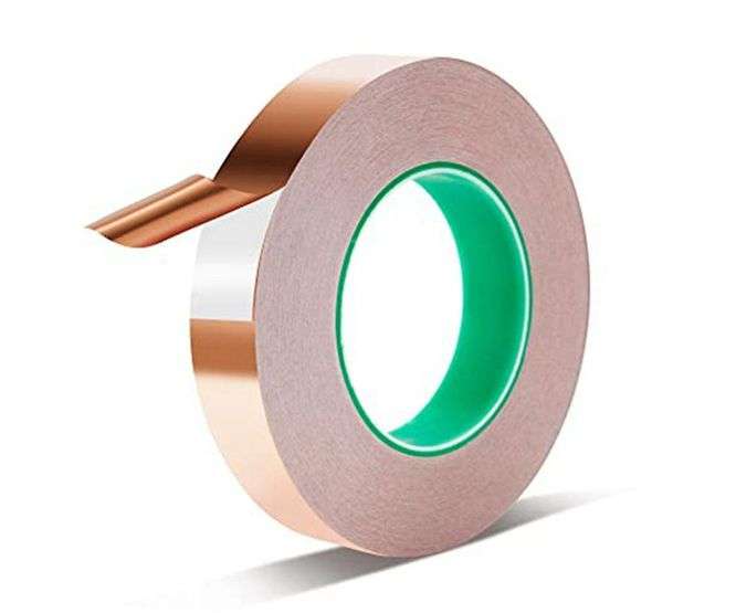 20mm ADHESIVE COPPER FOIL TAPE ROLL=25M CP17-001227-GZ