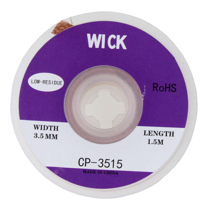 SOLDER WICK / CLEANING TAPE 3.5mm PURPLE CP-3515-PUR