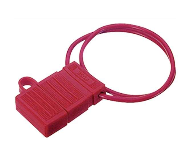ATQ BLADE FUSE HOLDER I/L RED RUBBER CQ-211C