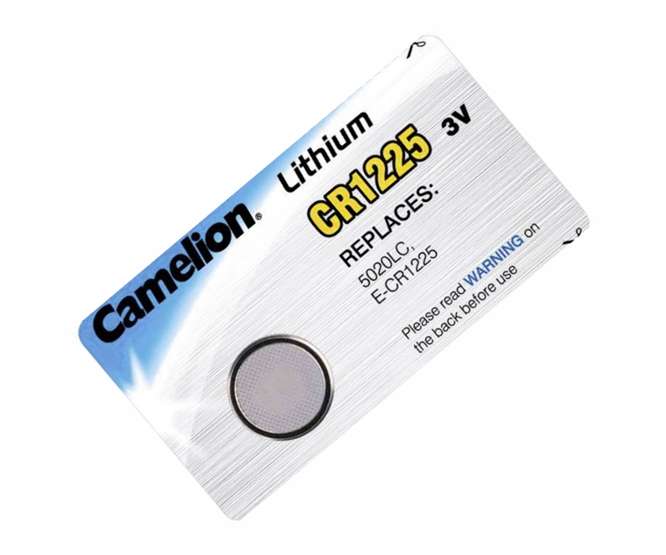 COIN BATTERY LIT 3V 48mA 12x2.5mm CR1225-BP1