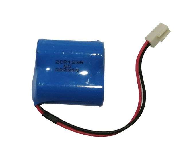 BAT PACK  LiMn 6V 1A500  CR123x2 W/LEADS