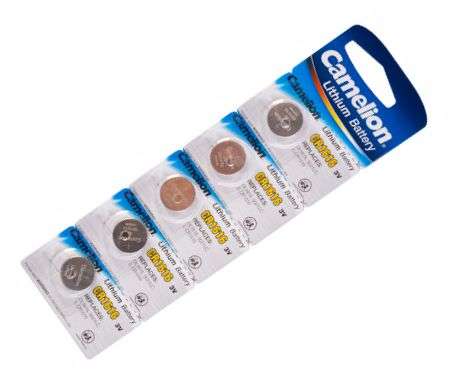 LITHIUM COIN BATTERY 3V 50mA 16x1.6mm5P/PACK CR1616-BP5