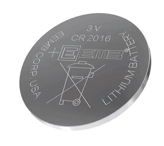 BAT COIN LIT 3V   75mA CR2016  CR2016