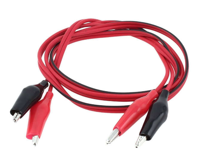 LEAD CROC CLIP - CROC CLIP 900mm RED+BLACK TBA