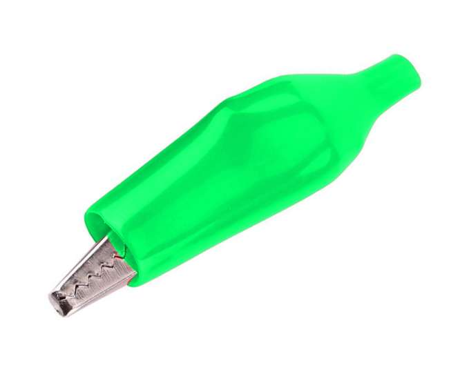 CROCODILE CLIP GREEN      35mm  K261-GR