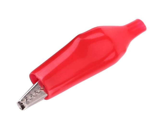 35mm CROCODILE CLIP RED REWIREABLE ZX0002-RED