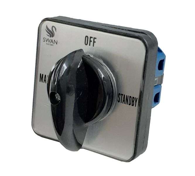 ROTARY TRANSFER SWITCH 25A 2P0LE -3POSITIONS  CS-LW26-M/G-25/2P