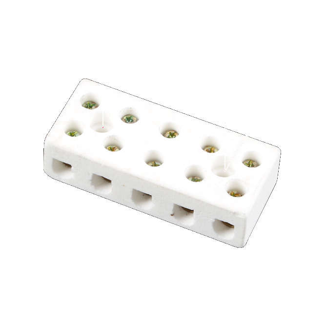 IN-LINE CERAMIC TERMINAL BLOCK 800-DEG.C 5W 15A CTB-5-5-15A