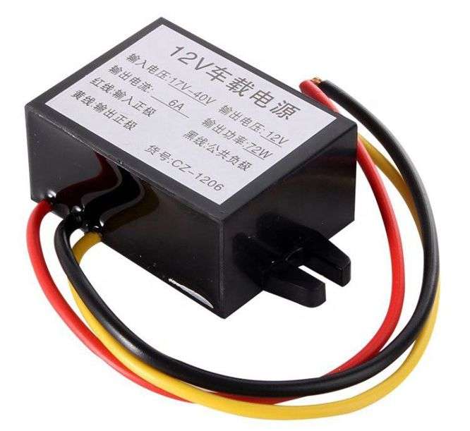 DC-DC CONVERTER ENC I=24V O=12V 6A  CZ-1206 / 210353