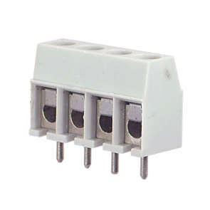 PCB TERMINAL BLOCK 4W CZZ5-4-GREY *D*