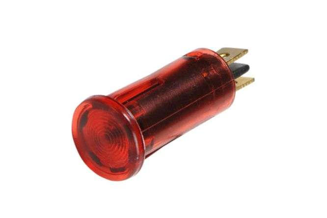 PILOT LIGHT CLIP-ON D=12.7MM 220V AC RED  D03-220-RD / 190365
