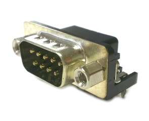 PLUG D-SUB 9W PCB R/A METAL ULO.1408.091