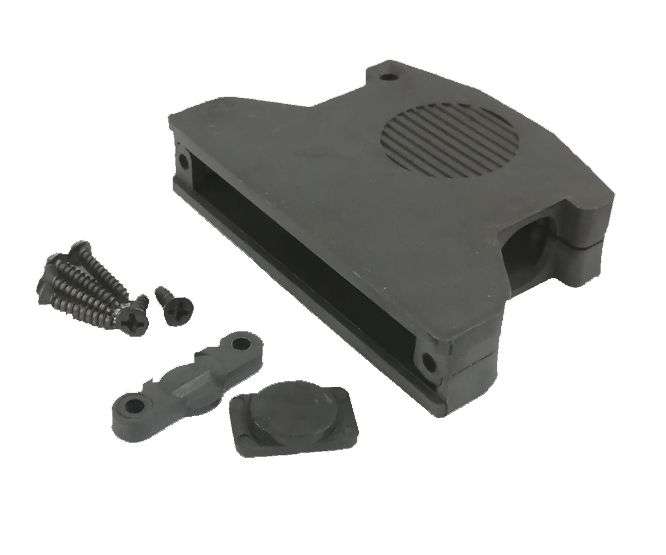 50W D-SUB COVER BLACK DB50C