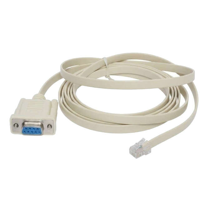 DB9 SOCKET TO RJ9 PLUG TELEPHONE ADAPTER CABLE 2M DB9-RJ9-2M