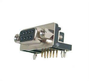 SOCKET D-SUB PCB 9S R/A METAL  DB-9SR / DEL09SBNK2YS