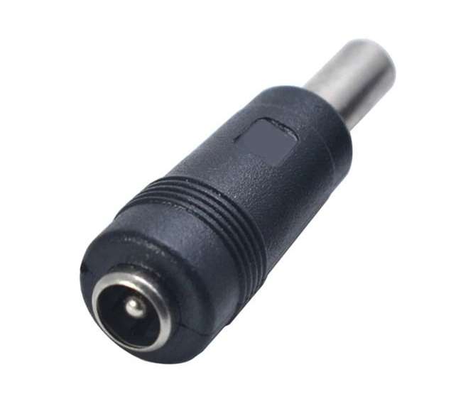 ADAPTER DC 2.1x5.5x11mm PLUG TO 2.5x5.5x9.5mm SOCKET DC PLUG-P1J-P1L