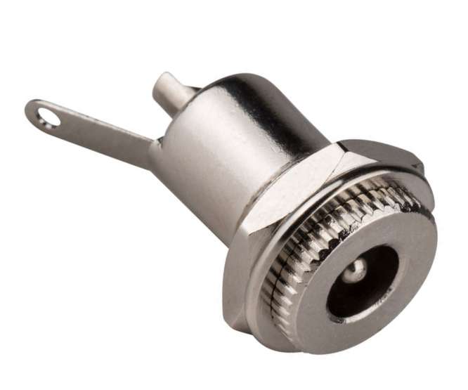 DC PLUG PANEL MOUNT 2.1x09mm METAL TYPE  DC-099-2.1/ 190773