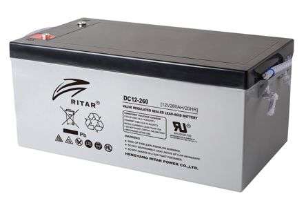 BATTERY DEEP CYCLE 12V 260AH 520x268x225 DC12-260/F14
