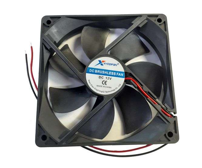 12VDC AXIAL FAN 120sqx25mm BAL 108CFM DC12025-12BL