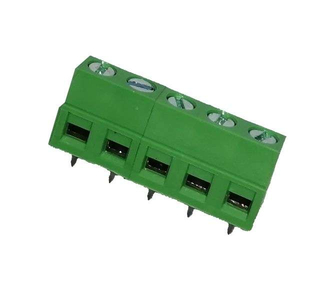TERMINAL BLK PCB 5W 5.08MM STR GREEN DG127-5.08-05P-14-00A(H)