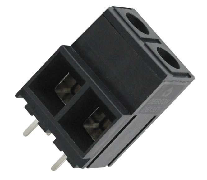 SCREW TERMINAL BLOCK PCB 2W P=10.0mm STR BK 50A 300V DG135T-10.16-02P-13-00Z(H)