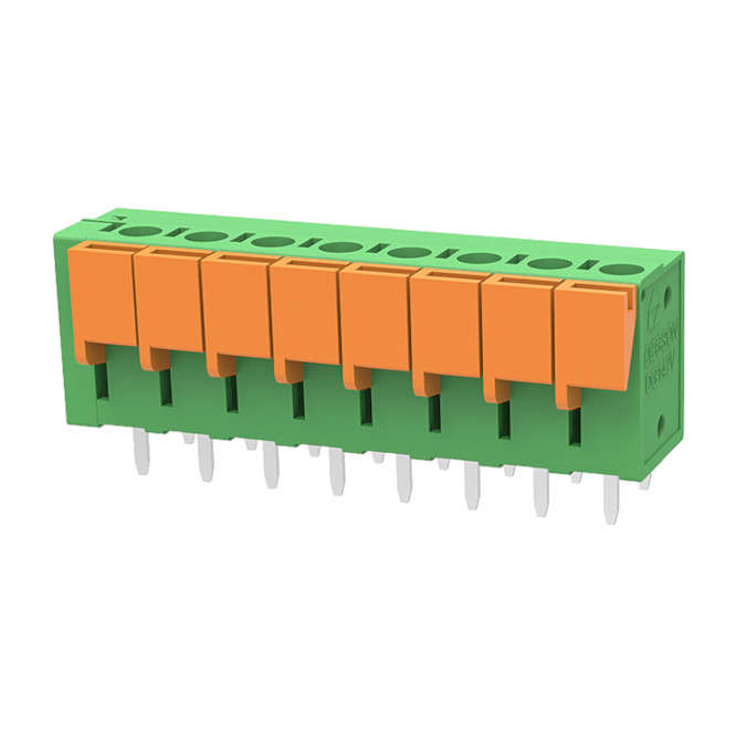 TERMINAL BLOCK STR 8W 5.08 PRESS CENTRE PCB PINS DG142V-5.08-08P-14-00A(H)