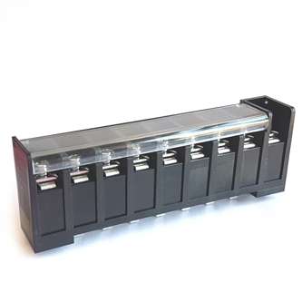 TERMINAL BLOCK 9W PCB 45A 600V P=14.5mm FLAT PIN DG1450H-B-09P-13-10AH