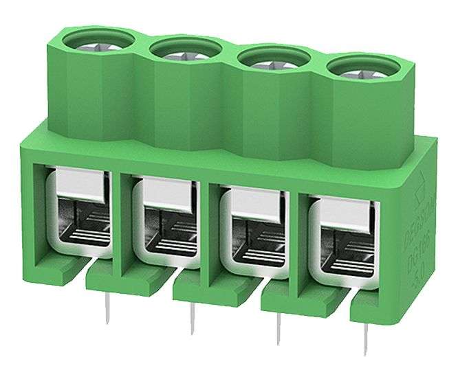 PCB TERMINAL BLOCK 4W P=5.0 22A 250V DG166-5.0-04P-14-00A(H)