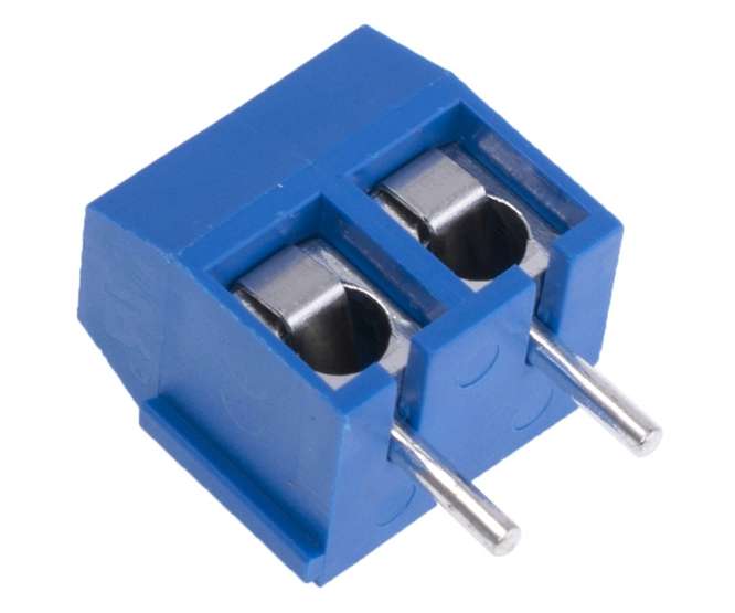 TERMINAL BLOCK N/C PCB 2W 5.00 STR BL RN  DG301-5.0-02P-12-00A(H)