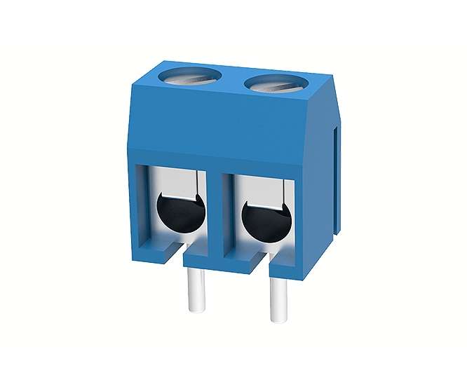 TERMINAL BLOCK STR 2W 7.5 BLUE PCB DG305-7.5-02P-12-00A(H)