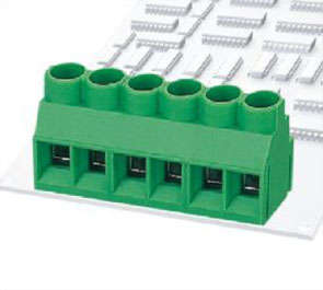 TERMINAL BLOCK STR 2W 6.35 PCB  DG636-6.35-02P-14-00AH