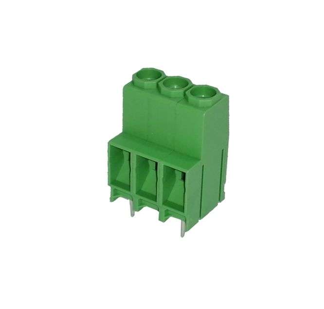 TERMINAL BLOCK STR 3W P=6.35 PCB GR DG637-6.35-03P-14-00AH
