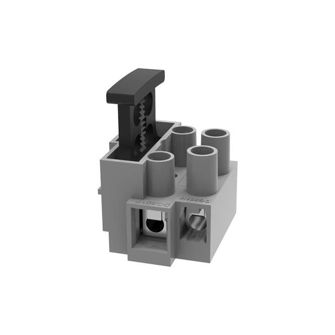 TERMINAL BLOCK / HOLDER FOR 5x20 FUSE 2-WAY DG801-02P-11-00A(H)