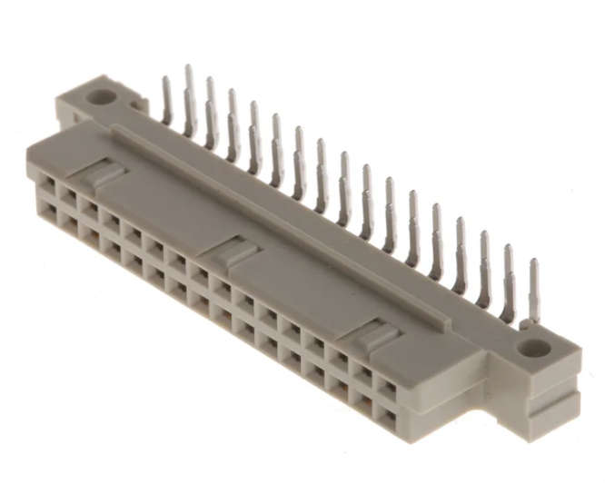 DIN SOCKET 64W AB R/A STD 2.54 DIN4 D6F64RT1