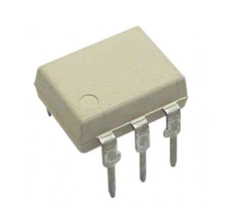 OPTOCOUPLER DIP06 1CH 7K5V  4N25M (WHITE)