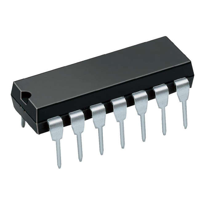 OP-AMP HI-GAIN QUAD DIP14 LM324N