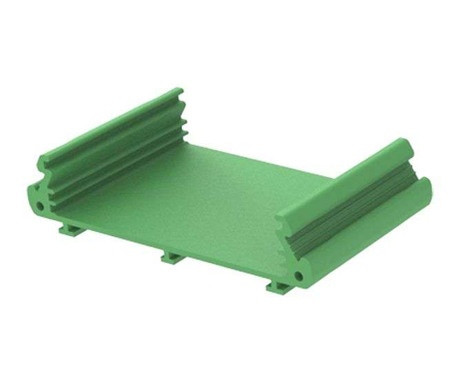 DIN RAIL MOUNT PCB CARRIER W=72mm L=1m DM72-1000-14-11A(H)