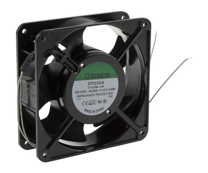 220V AXIAL FAN 120sqx38mm 2xBAL LEADS DP200A-2123XBL.GN