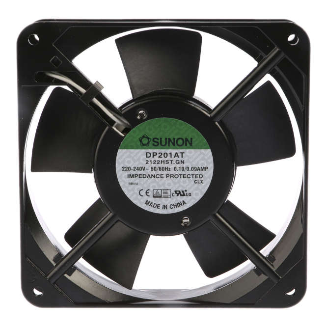 220V AXIAL COOLING FAN 120sqx25mm SLV 64CFM TERM DP201AT-2122HST.GN