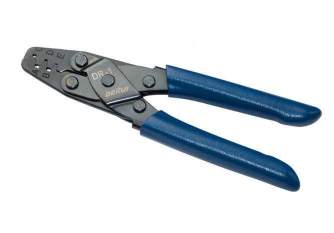 CRIMPING TOOL FOR FOLD OVER UN-INS TERMINALS  DR-1 / 181286