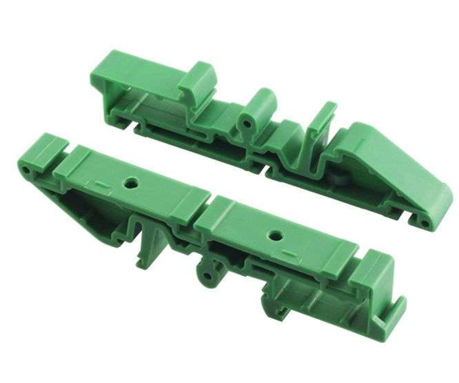 PLASTIC PCB HOLDER / DIN RAIL CLIP 122mm (PAIR) DRG-04