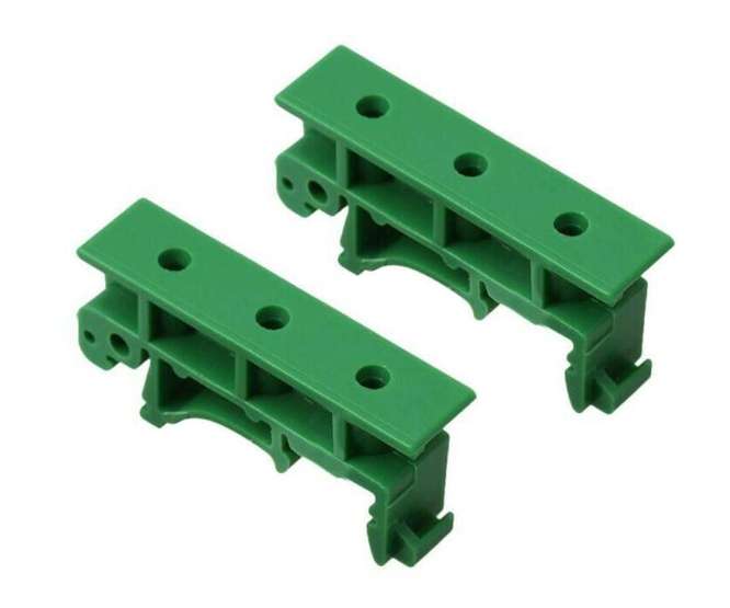 PLASTIC PCB HOLDER / DIN RAIL CLIP 43mm (PAIR) DRG-01