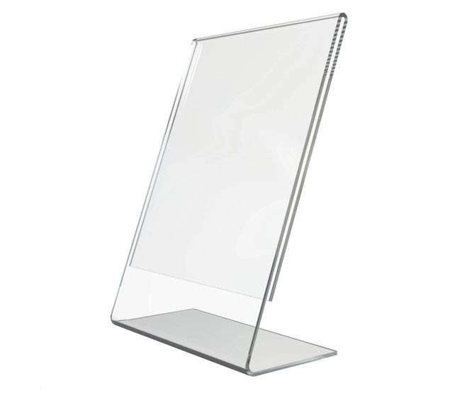 COUNTER DISPLAY STAND A5 S/SIDED PERSPEX DS-PP-A5-01