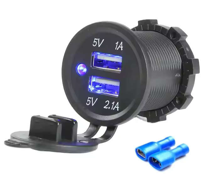 DUAL USB SOCKET 5V 1A AND 2.1A - DEBULK DS2013